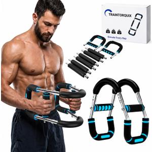 Twister Arm Trainer for Men & Women - Adjustable Power Twister, Upper Body Strength Training Equipment for Home Gym, Chest Expander, Biceps Workout Machine