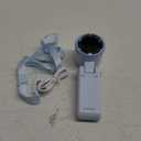 Portable Handheld Turbo Fan, 5-Speed Personal Fans, 5000mAh Rechargeable Fans Up to 12 Hours, Weight only 0.6lb Small Fan, Hand/Neck/Desk Fan 3 IN 1, Beach Vacation Essentials(Blue)