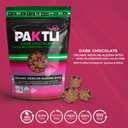 Paktli Organic Alegra Bites  Dark Chocolate with Blueberry & Cacao Nibs, 2oz Bag, Organic Ancient Grain Snack with Amaranth, Quinoa & Millet, Gluten-Free, Non-GMO, Superfood Sweet Treat (EXP 06/09/26)
