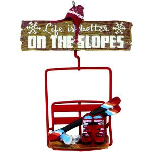 Kurt Adler Ski Lift Hanging Ornament