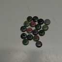 GEM-Inside Natural 20mm Coin Indian Agate Gemstone Loose Beads Energy Stone Handmade Beads for Jewelry Making Jewelry Beading Supplies for Women