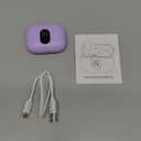 Wireless Earbuds Bluetooth 5.4 Headphones Bass Stereo Ear Buds with Noise Cancelling Mic LED Display in Ear Earphones IP7 Waterproof 36H Playtime for Laptop Pad Phones Sports Workout Purple