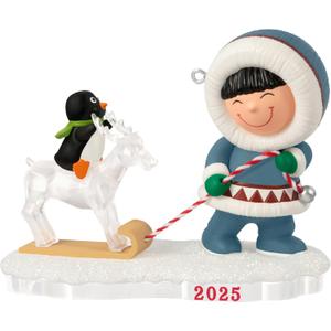 Hallmark Keepsake Christmas Ornament, Frosty Friends, Snowman Collectors Gifts