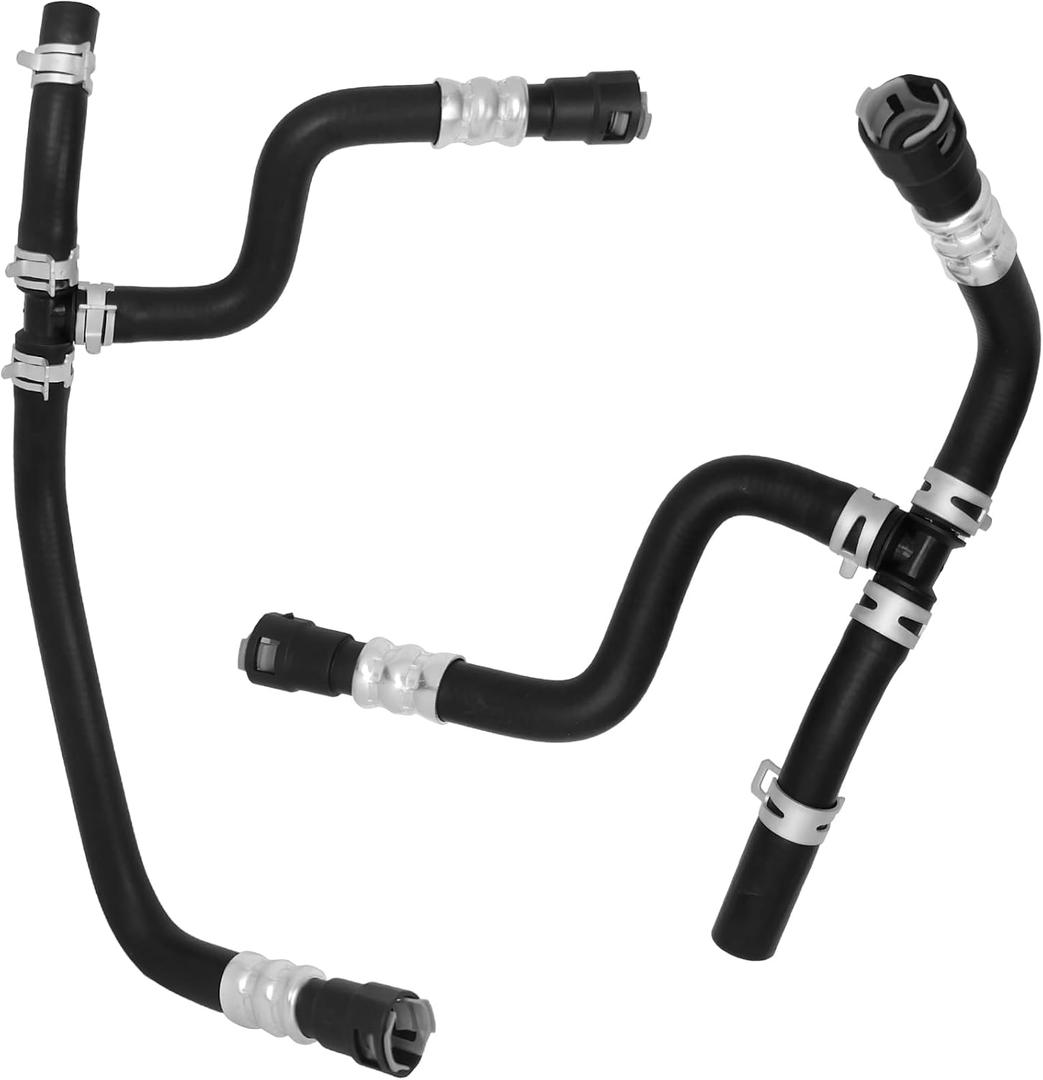 Engine Heater Hose Set Assembly Compatible with Chevy Buick GMC Vehicle 20072017 Enclave Acadia Traverse Replace Inlet and Outlet Bypass Hoses Replace# 20765678 25862087 25862088 626562