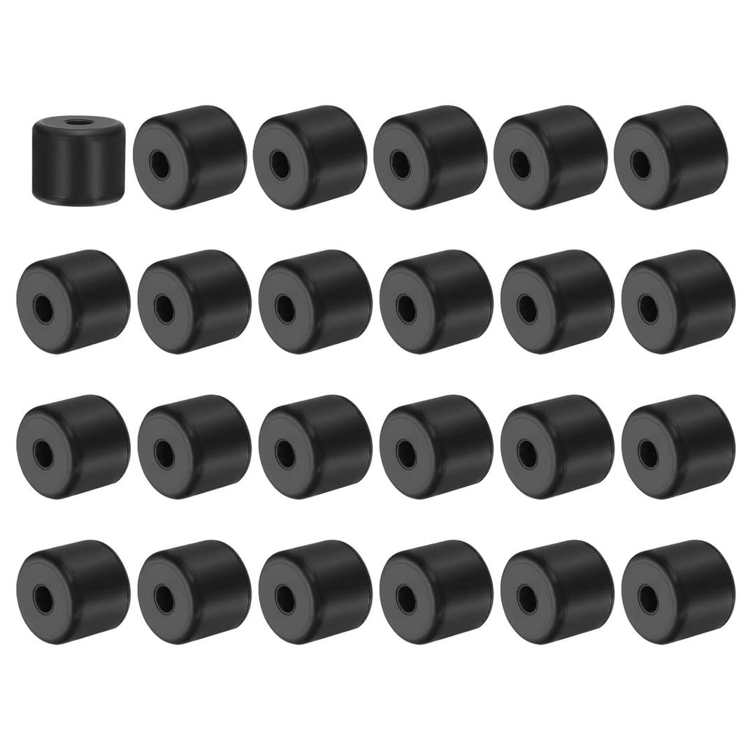 PATIKIL Multi Purpose Rubber Spacer, 24 Pcs 8mm ID x 30 OD x 25mm T Neoprene Round Anti-Vibration Isolation Pads Isolator Rubber Bushings Spacer Washer for HVAC Bolts Car Accessories