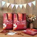 Hosuly 15 Pcs Holy Spirit Confirmation Gift Bags Pentecost Catholic Tote Bag Religious Reusable Non Wove Gifts Supplies with Handles Christian Party Favor for Baptism Party Rcia Decoration