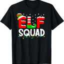 Elf Squad Christmas Matching Family Toddler Boy Girl Funny TShirt, M