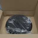 4 Pack of 16 inch Plant Saucer (13.5" Base), Heavy Duty Plastic Plant Tray for Pots, Flower Water Trays for Indoors, Bird Bath Bowls, Plant Drip Saucers for Planter 14"/15"/16" (Black)