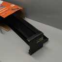 Lippert Components Radius 24" Single Manual RV Step Assembly, 300 lbs. Anti-Slip Steps, Compact One-Hand Expand or Collapse, Black Powder Coat, Travel Trailers, 5th Wheels, Campers - 432678