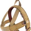 EzyDog Quick Fit Dog Harness  No Pull Harness for Training, Everyday Walking, and Easy Control - Adjustable Fit, Reflective, and Padded (Large, Corduroy)