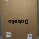 Babelio 36" Tall Auto Close Baby Gate with Small Cat Door, 29-43" Metal Cat Gate for Doorway, Stairs, House. Easy Walk Thru Dog Gate with pet Door, Includes 4 Wall Cups and 3 Extension Pieces, Black