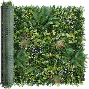54x120 in (45 Sqft) Artificial Boxwood Greenery Grass Wall Roll