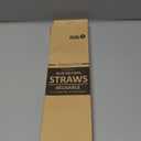 Anti Wrinkle Silicone Tipped Straw Set (Stainless Steel), Drinking Straw for Stanley 40 oz 30 oz Tumbler, Reusable Wrinkle Free Long Metal Straw for Lip with Cleaning Brush