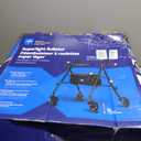 Medline Superlight Aluminum Rollator, Black - Ultra-Lightweight, Foldable & Durable Mobility Walker