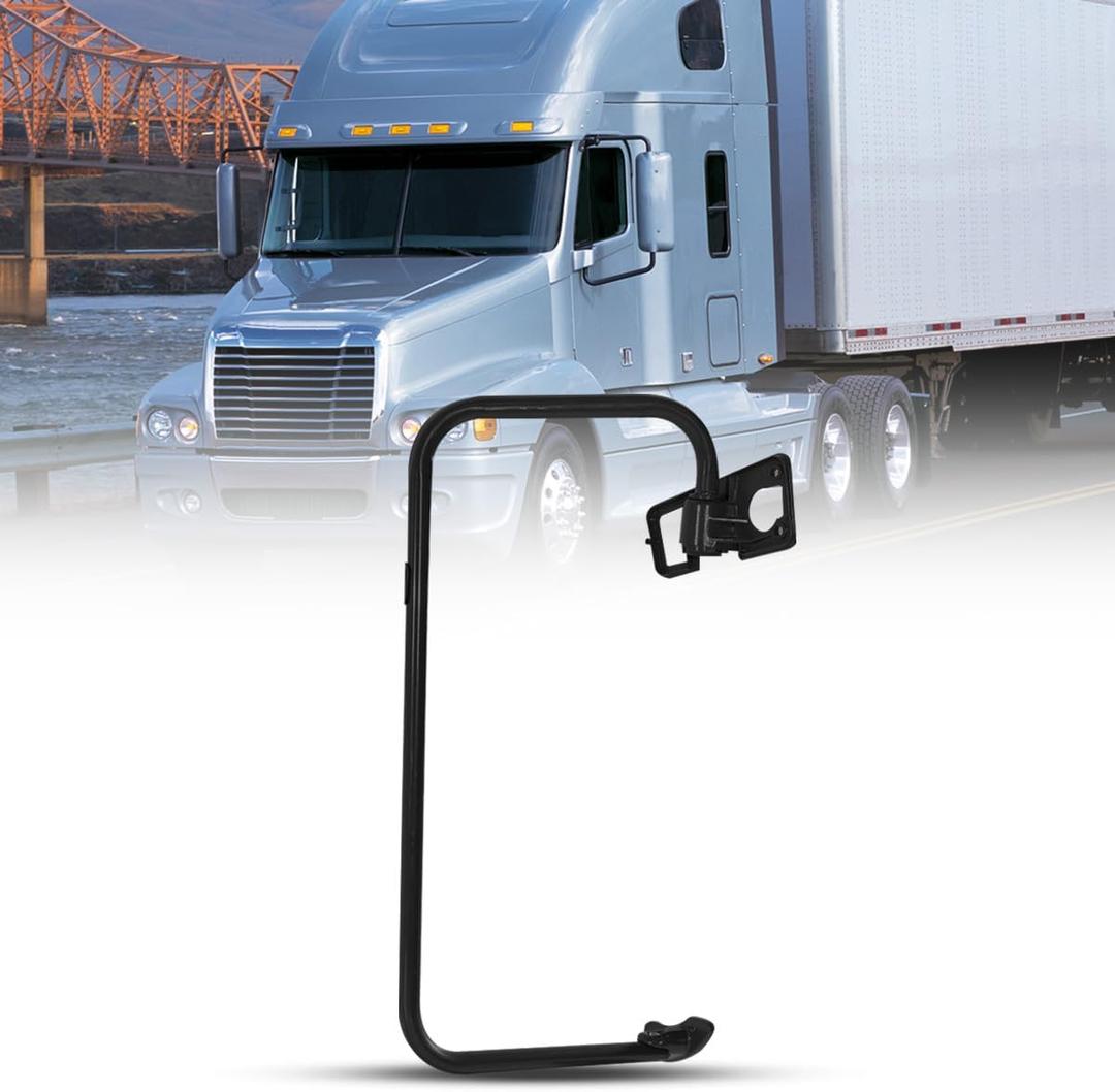 Right Black Mirror Bracket Replacement Fit for 1996-2017 Freightliner Century & 2004-2017 Freightliner Columbia