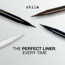 stila Waterproof Liquid Eye Liner, Stay All Day Makeup with Fine Brush Tip Lasting Satin Finish, Smudge-Proof & Transfer-Resistant