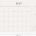 Jotsome Large Desk Calendar 2026-2027, Desk Pad Calendar From Now to June 2027 22x17 inch, Desk Blotter Calendar for Home and Office, Easy Planning (Beige, 17" x 22")