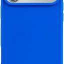 for iPhone 17 Pro Plastic Case, Non Silicone, Ultra Slim Fit for Apple Minimalist Classic Matte Soft Phone Case, Gel Rubbery Shockproof Cover, 6.3" Screen 2025, Bright Cobalt Royal - Blue
