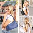 Women's Shoulder Bags, Small Hobo Tote Elegant Clutch Purse with Zipper Closure