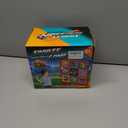 Soccer Tic Tac Toe Game - Toy Gift for Boys Girls Age 3-8, Football Bean Bag Toss Game Set for Kids Toddlers, Indoor Outdoor Backyard Party Game with Velcro Balls and Target Goal Mat (59 X 59 in)