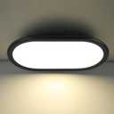 12V RV 13inch Super Slim LED Pendant Ceiling Light Fixture, 12V RV Interior Light Fixture with On&Off Switch, 12Volt Ceiling Mount Ceiling Fixture, Dimmable, 4000K for Motorhome Camper Trailer (Oval Shape)