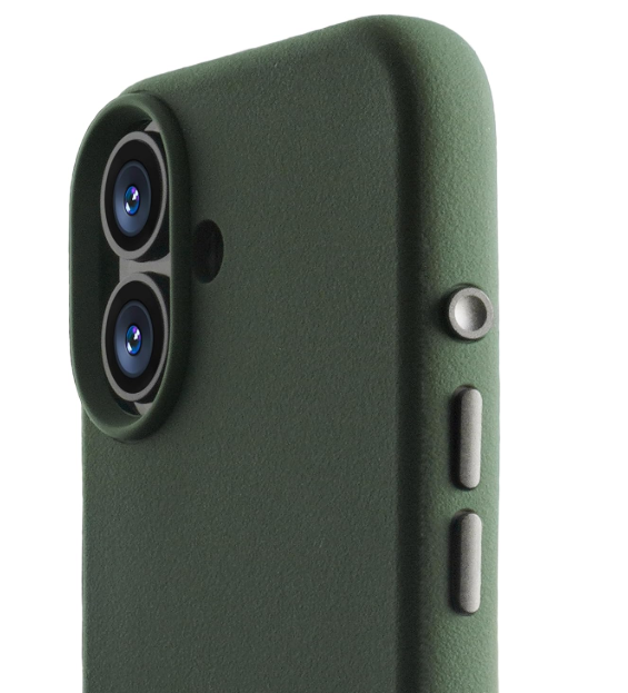 TineeOwl Case for iPhone 17 – MagSafe Compatible, Aluminum Buttons, Camera Control & Rounded Action Button, Slim Textured TPU, Minimalist – DuneX Series, Sage Green