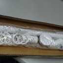 Shower Curtain Rod Tension No Drilling Adjustable 51-86 In, White