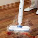 Steam Mop for Floor Cleaning,15-Second Setup,Chemical-Free Floor Cleaner for Hardwood,Laminate,Tile&Greasy Spots.Ergonomic Design with Hands-Free Standing,3 Steam Settings,Reusable Washable Pads