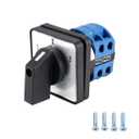 Changeover Switch LW28-20 3 Positions 8 Terminals Universal Rotary Cam Selector Latching Switches 550V 20A