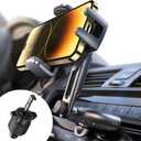 LISEN CD Phone Holder for Car,Adjustable CD Slot Phone Mount Holder for iPhone Ultra Sturdy Cell Phones Holders for Your Car Accessories for Women for iPhone 16e 16 Samsung S25 S24 All Phones,Black