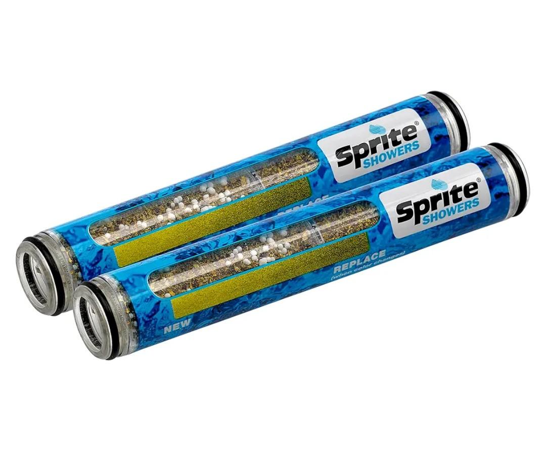 Sprite HHC-2 Hand Held Replacement Shower Filter Cartridge, 2-Pack, Blue