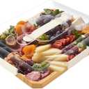 Charcuterie Board with Lid, Travel Portable Snackle Box Charcuterie Container Bamboo Cutting Boards for Candy Fruits Nuts Snacks, House Warming Gifts for Women