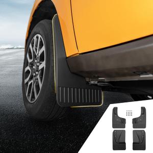 Mud Flaps Compatible with 2022 2023 2024 2025 Ford Maverick (Not for Lobo) Mud Guards Front & Rear No Drilling 4PCS Splash Guards All Weather Protection Accessories (Extra Large Version)