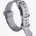 BINLUN Nylon Watch Strap Thick Premium Ballistic Multicolor Bands for Men Women 21mm 22mm 23mm 24mm with Military Heavy Duty 5 Rings Silver/Black Stainless Steel Buckle