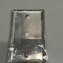 BESTTEN 2 Pack 1-Gang 0.406 Hole Metal Wall Plate with White or Clear Plastic Film for Telephone/Cable, Anti-Corrosion Stainless Steel Wallplate, Standard Size, Brushed Finish