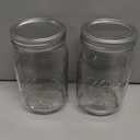 Paksh Novelty Wide Mouth Mason Jars With Lids 32 oz Glass Quart Mason Canning Jars, Large Mason Jar Wide Mouth for Canning, Pickling, Jelly Preserving & Meal Prep, 2-Pack