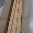 SEEYE Cordless Bamboo Roman Shades, Blackout Natural Bamboo Blinds for Indoor Windows, Roll Up Blind Privacy Shade for Home, Office, Door, UV Resistant & Easy to Install, 30" W x 64" H, Carbonized