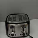 BLACK+DECKER 4-Slice Toaster, Extra Wide Slots, 7 Shade Settings, 1400 Watts, Frozen and Bagel Buttons, Toast Shade Selector, Extra Lift