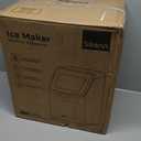 Silonn Nugget Ice Makers Countertop - 44lbs per Day Ice Machine with Self-Cleaning, Timer Pebble Ice Maker with Soft Chewable Ice, One-Click Operation Ice Machine, Stainless Steel