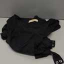 ANRABESS Women Long Sleeve Crew Neck Bodysuits Top 2025 Fall Slim Fit Ribbed Knit Soft Basic Tee Shirts (Small, Black)