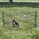 MidWest Homes for Pets 30-Inch Exercise Pen, for Indoor and Outdoor use, 16 Sq Feet of Play, Folding Dog Pen, No Door Design for Maximum Security, Easy to Set Up, Foldable Dog Playpen