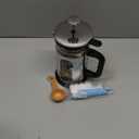 French Press Coffee Maker 34 oz, 1000ml Borosilicate Glass Stainless Steel Coffee Brewer with Reusable Filters Portable Coffee Press for Kitchen Travel Camping