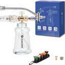 Raincovo Foam Cannon for Pressure Washer, Snow Clear Foam Cannon Dual Connector Accessories, Power Washer Soap Attachment for Car Wash, Stainless Steel Filter, 5 Nozzle Tips with Holder