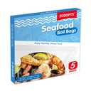 5Seafood Boil Bags Large Size Boil Bag for Fish, Crab, Shrimp, and Veggies - Cooking and Storage Bag (Large)