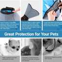 Dog Cone Collar for Dogs After Surgery Extra Long, Adjustable Comfy Dog Elizabethan Pet Collar Cone for Large Dogs Anti-Lick Protective Wound