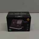 4 in 1 Wireless Charger with Alarm Clock Compatible for Galaxy Watch 8/7/Ultra/FE/6 Pro Galaxy S25/Ultra/S25+/S24/S23/Note 20/Z Flip 7/6/5 Fold 6 Galaxy Buds 3/2/Pro Multiple Devices Charging Station (black)