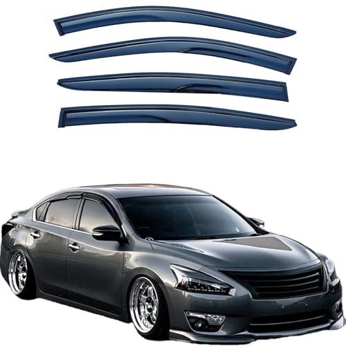 Tape On Window Visors Rain Guards Compatible with Nissan Altima 2019-2025,Side Vent Visors Window Deflector Rain Guard Shade,Fits 19-25 Altima,Weatherproof & Easy Installation,Car Accessories