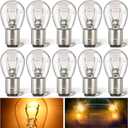 Meonum 10 Pack 1157 Bulb, 2057 2357 7528 BAY15D, Brake Light Bulbs, Turn Signal Bulb Replacement for Marker Tail Running Parking Backup Lights, Compatible with 2357 1016 1034 1076