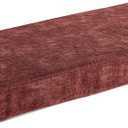 Loveboat Bench Cushion 36x18 Inch Soft Non-Slip Furniture Cushions for Bench Couch Swing Setee with Ties, Brick Red