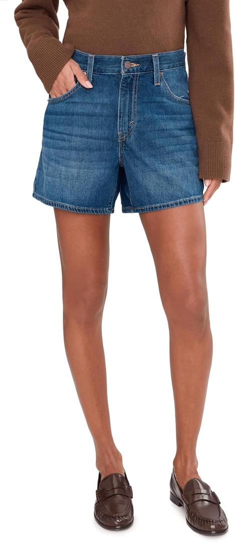 Levi's Womens Cinch Mid-Thigh Short (24, (New) Kiss Goodbye (Lightweight) (Non-stretch))